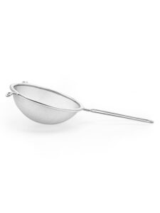 Rây lọc inox lưới siêu mịn tay cầm inox - Cobi Mall